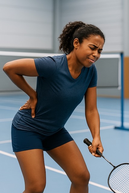 Badminton en rugpijn – oorzaken & herstel